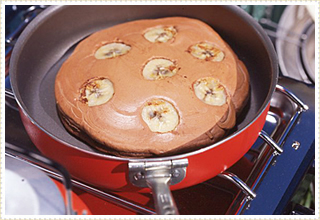 チョコッと欲ばりなバナナケーキ